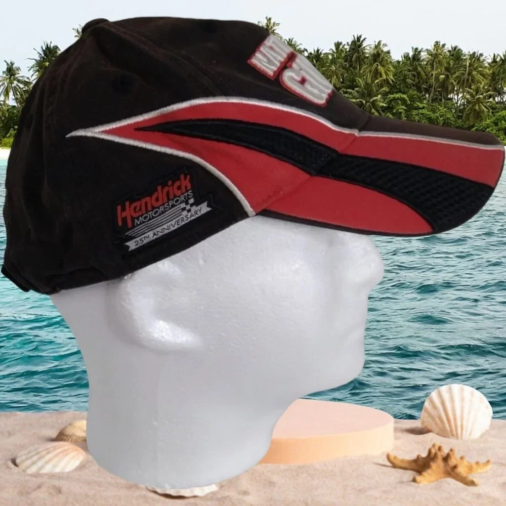 NATIONAL GUARD NASCAR DUPONT‎ LOGO Embroidered Hook & Loop Adjustable Cap Hat OS